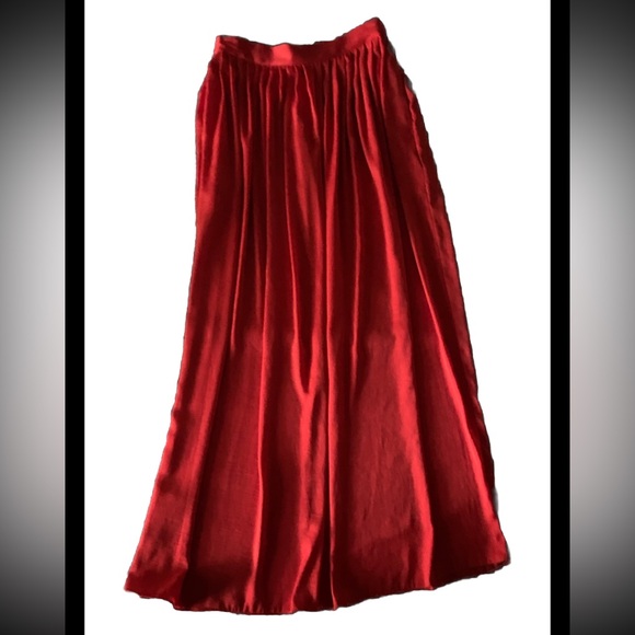 ❌SOLD❌BCBGMaxAzria Sofia Pleated Maxi Skirt Red size XS - Picture 14 of 16